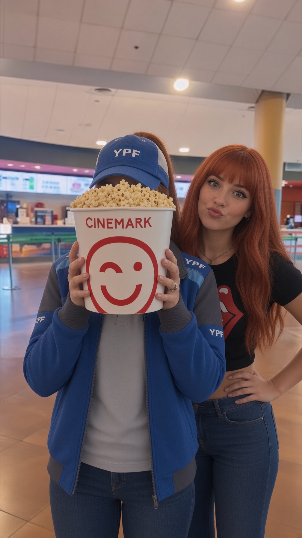 con mai en el cienmark ajajaj